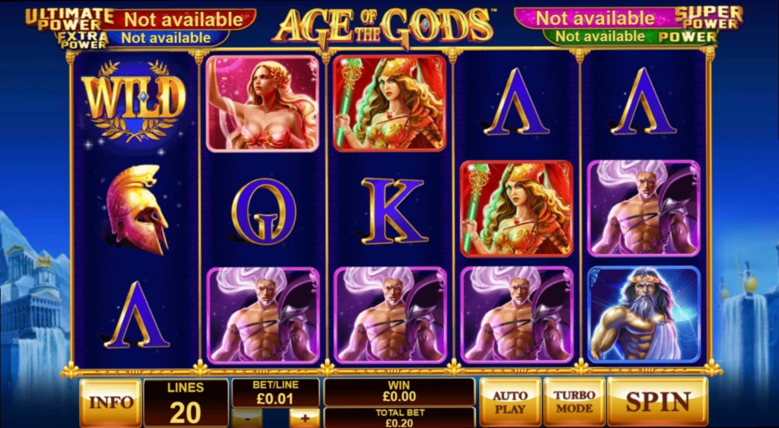 Age of the Gods von Playtech