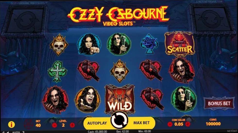 Ozzy Osbourne von NetEnt